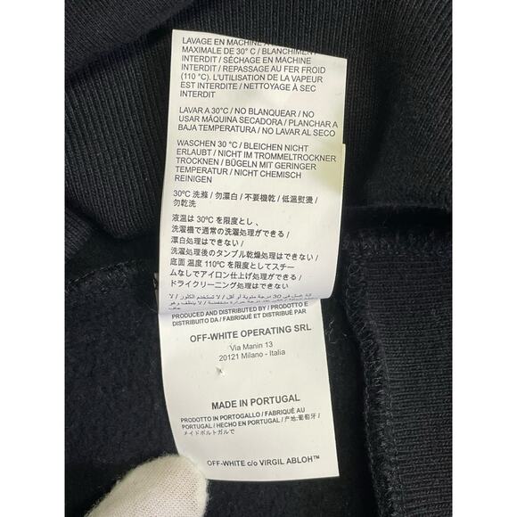 Rare Main Label Off-White c/o Virgil Abloh Business Casual FW 2019 Sweatshirt - Picture 9 of 11